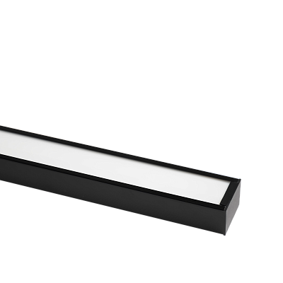 Светильник светодиодный накладной PSO-01 24w 4000K BLACK 1200x50 IP40